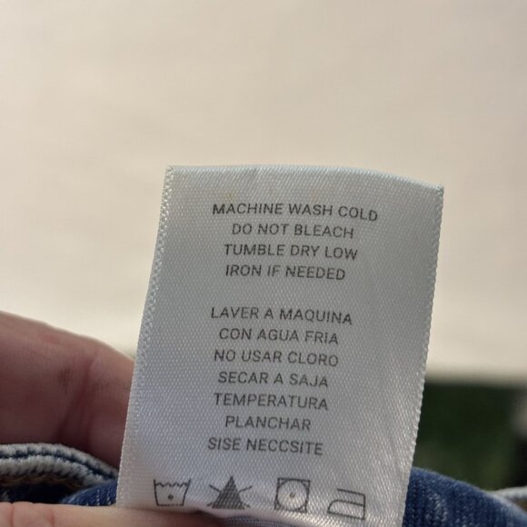 Ceros Womens High-Rise Acid Wash Denim Jeans Size 31 Relaxed Fit - Picture 5 of 9